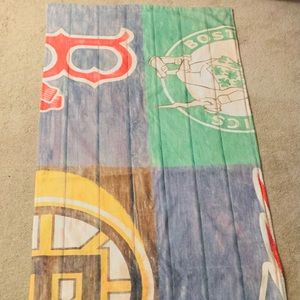 Boston Sports Beach Towel. 68” x 35”. New without tags. Smoke-free home.